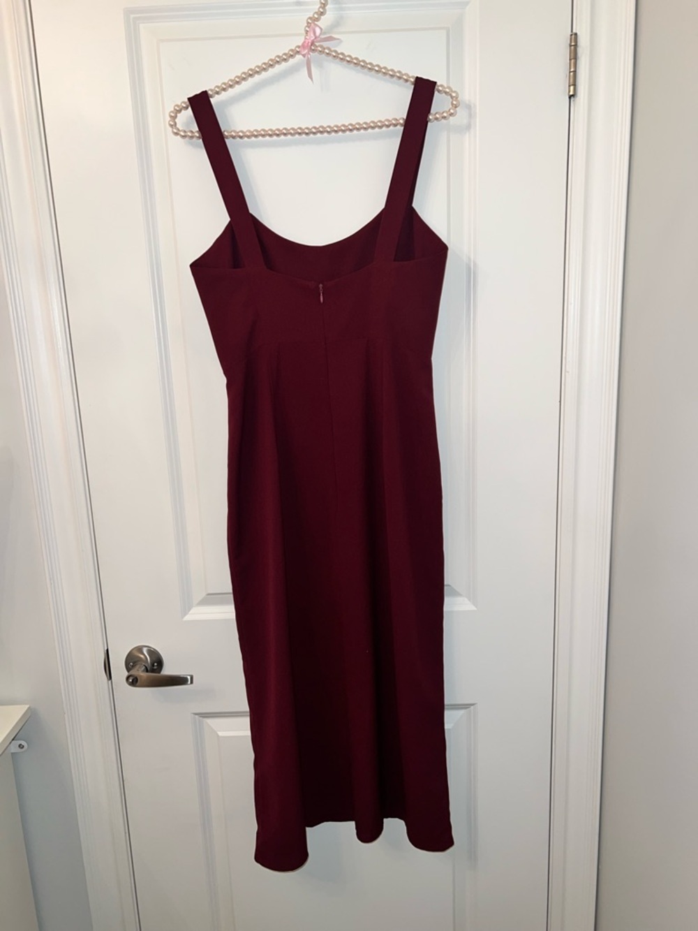 Park & Fifth Burgundy Midi Dress - Picture 4 of 4